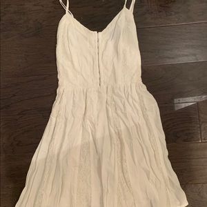 White Bethany moth dress